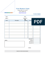 Payment Voucher Template