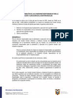 Acta de Conformación de Las Comisiones Responsables