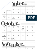 White Modern Minimalist Monthly Planner September 2023 Calendar