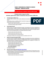 Beneficios, Riesgos y Condiciones Del Producto o Servicio - 13