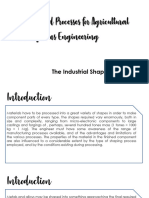 Materials and Processes For Agricultural and Biosystems Engineering