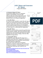 4 Types of DC Motors&Generators