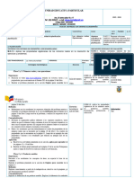 Planificación SEMANA 4 - 1 BGU