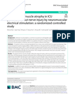 Prevention of Muscle Atrophy in ICU