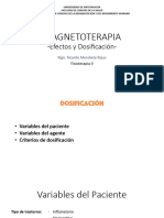 Magnetoterapia DOSIS