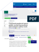 Full Article - Contested Gendered Space - Public Sexual Harassment and Women's Safety Work