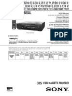 Sony SLV-E130 Service