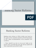 Banking Sector Reforms