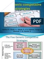 The Five Generic Competitive Strategies