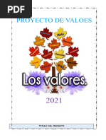 Proyecto Tren de Los Valores