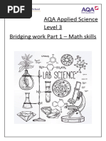 Applied Science Bridging Work Part 1 2023