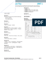 Unit 1 Workbook Answer Key Unit 1