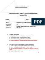 Exámen Materia Meteorologia Operador RPA - RESUELTO