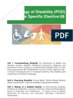 PPT/PDF Notes On Psychology of Disability (POD) - Unit 1