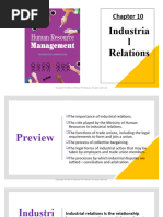 Chapter 10 Industrial Relations