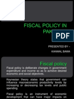 Fiscal Policy in Pakistan