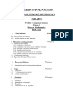 F.Y.B.sc. Computer Sci. Mathematics Syllabus