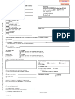 DocumentaryCollectionOrder SampleForm (CreditSusisse)