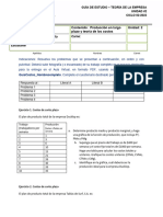 Guía de Trabajo - Producción Largo Plazo y Costos