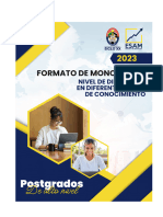 Formato de Monografía Diplomado