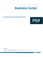 Processing Trimble SX10 Data