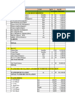 DISCOUNTED BILL OF 4UNITS TERRACE CONSTRUCTION TO SEMI FINISHING Bill 1