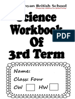 Science 3rd Term Workbook (Class 4)