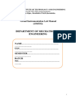 Virtual Instrumentation Lab Manual