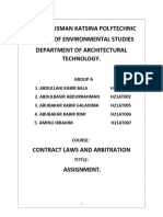 Group A Contract of Laws & Abitration Assignment