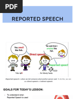 Reported Speech. Lesson 1, 2 and 3