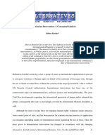 Humanitarian Intervention Conceptual Ana