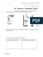 Separating Mixtures Particulate Nature