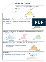 Theoreme de Thales Serie 2