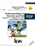 UCSP-11 - Q3 - Module-2 - Social, Cultural and Political Change