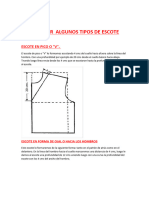 Como Hacer Algunos Tipos de Escote