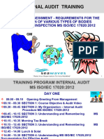 4.0 Internal Audit Training MS ISO IEC 17020 2012