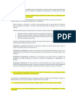 Para Responder A Las Cuestiones Deberéis Crear Un Documento en Forma de Cuadro Resumen Que Pueda Servir Como Material de Referencia para Los Auxiliares y