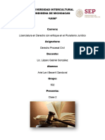 Derecho Procesal Civil U2