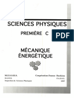 Mécanique Énergétique - Première C