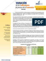 Informe de Precios #05 Mayo 2023 - Variación de Los Indicadores de Precios de La Economía