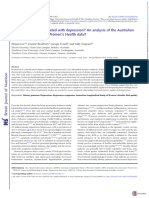 Is Dietary Quality Associated With Depression An Analysis of The Australian Longitudinal Study of Womens Health Data