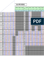 A.S.A. Pipe Schedule