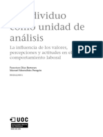 El Individuo Como Unidad de Analisis