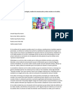 Reporte de Lectura 1. My Little Pony