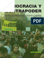 GREENPEACE. Democracia y Contrapoder