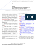 Trace Impurities in Monocyclic Aromatic Hydrocarbons by Gas Chromatography and Effective Carbon Number