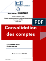 Consolidation Des Comptes Kaoutar BOUSHIB Périmètre 3 4 5 Cas