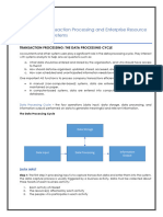 Chapter 2 Overview of Transaction Processing ERP Module