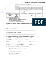 3° Prueba #3 Lenguaje - 28 de Septiembre