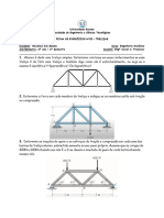 Ficha de Exercicio #03 - Treliças